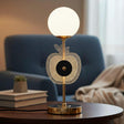 Modern Decorative Table Lamp with White Glass Shade Home decor Table Lamps