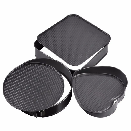 Nonstick Cake Mould Set 3pcs in 24cm 26cm 28cm for Baking and Layered Cakes- Furaha Finds Kenya