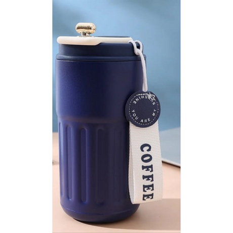 High End Intelligent Temperature Coffee Mug 460ml Stainless Steel Thermos with Rope Water Bottle