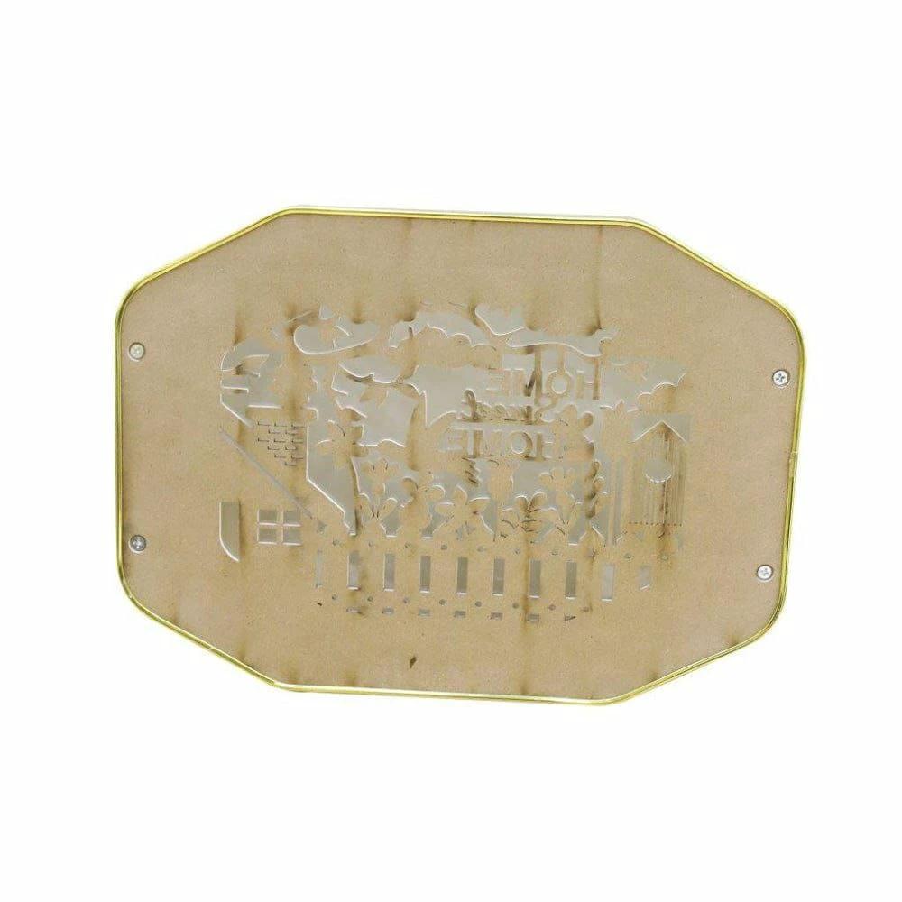 Nordic Decorative Rectangular Serving Trays Set of 2 Wood and Glass Decorative trays Serving Trays