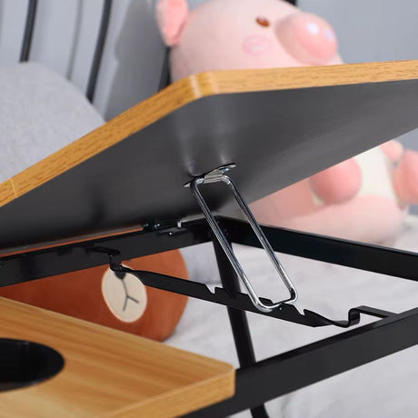 Adjustable Tilting Laptop Folding Table Stand Desk for Bed and Sofa with Foldable Legs.