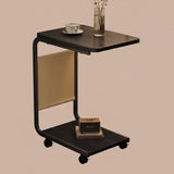 Two Layer Trolley With Insert Pocket Side Stool Table Home Side table Carts