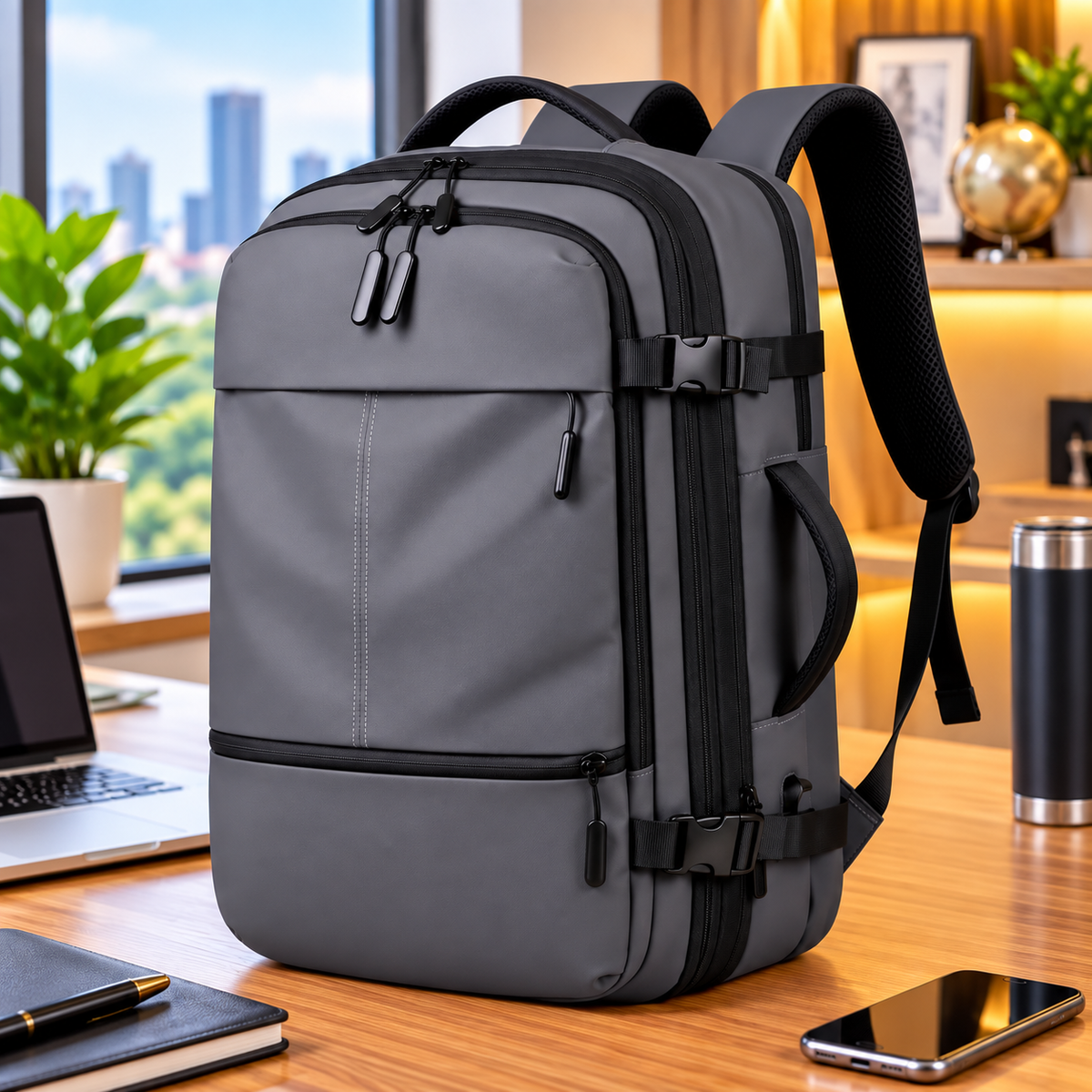 Expandable Unisex Backpack Backpacks & Bags Laptop Backpacks