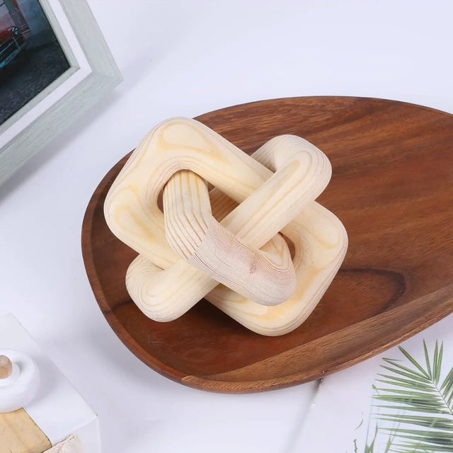 Wooden Knot Ornament Knot ornament Figurines