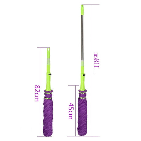 Furaha Finds Self Wriggle Mop Stick with an oversized mop head and automatic twist mechanism. Self-squeezing function for quick drying and safer floors