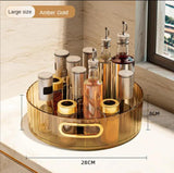 360° Rotating Nordic Organizer Tray – Acrylic Cosmetic, Spice & Display Turntable