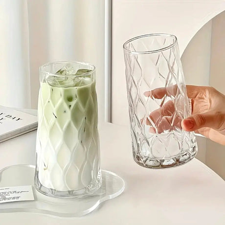 Diamond Rhombus Multifunctional Glass Cups Cordial Glasses