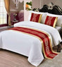 1pc Bedrunner with 2 Matching Pillowcases – Elegant Bedroom Decor Set