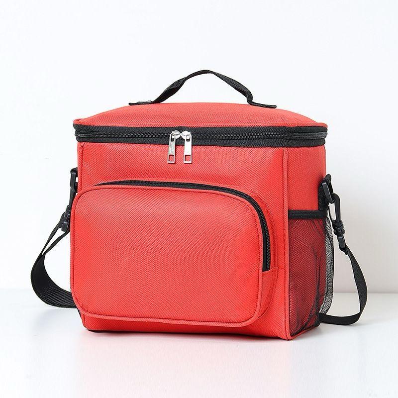 Thermal Insulated Lunch Bag Cooler Bag Waterproof Oxford Fabric 26x17x22cm