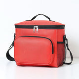 Thermal Insulated Lunch Bag Cooler Bag Waterproof Oxford Fabric 26x17x22cm