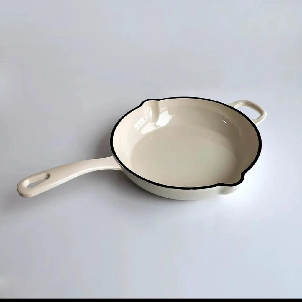 10.5" Cast Iron Frying Pan – Nonstick Skillet for Home and Professional Cooking