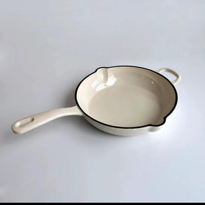 10.5" Cast Iron Frying Pan – Nonstick Skillet for Home and Professional Cooking