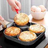 Heavy Granite Non Stick 4 Slot Pancake and Egg Pan