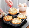Heavy Granite Non Stick 4 Slot Pancake and Egg Pan