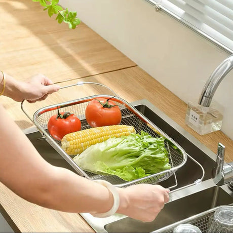 Expandable Over-The-Sink Colander Cookware & Kitchen Tools Colanders