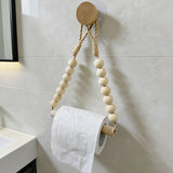 Boho Wooden Bead Toilet Paper Holder Toilet paper holder Toilet Paper Holders