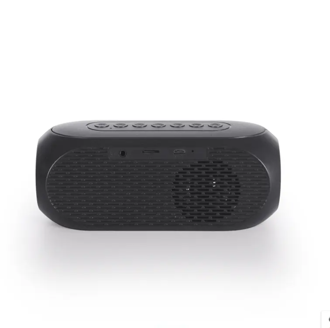 Portable Digital Alarm Clock with Bluetooth Speakers USB Charging Table Clock for Bedroom & Travel