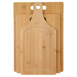 3-Piece Bamboo Cutting Board Set with Handle Cutting Boards