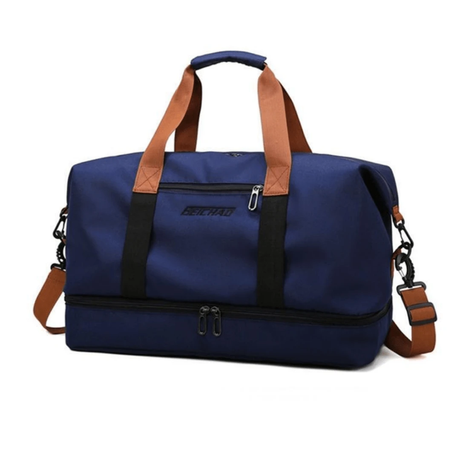 Large Capacity Waterproof Travel Bag – Unisex Oxford Duffle with Shoe Compartment
