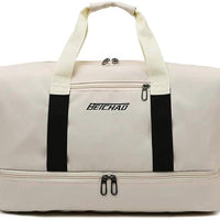 Large Capacity Waterproof Travel Bag – Unisex Oxford Duffle with Shoe Compartment