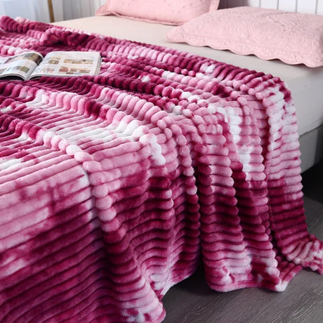 Velvet Fleece Blanket 6x6 Ultra Soft and Warm Bed Throw