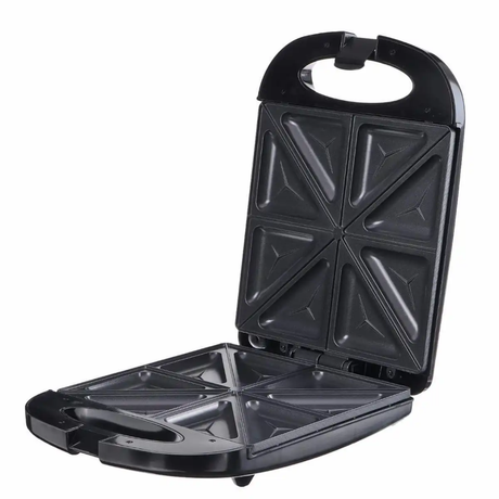 Rashnik RN 1711 Sandwich Maker 4 Slice, Nonstick Plates, Cool Touch Handle.