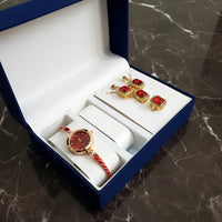 4PC Set Ladies Gift Set Jewelry Sets