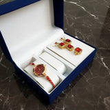 4PC Set Ladies Gift Set Jewelry Sets