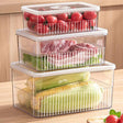 3 Pc Acrylic Fridge Organizer Set Fridge organizer Kitchen Organizers