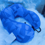 U-Shape Neck Support Travel Pillow with Latex Rubber Filling and Zipped Cover- Furaha Finds Kenya