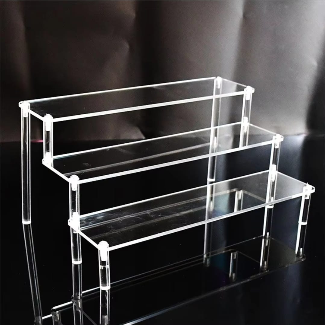 Furaha Finds 3-Tier Acrylic Display Rack