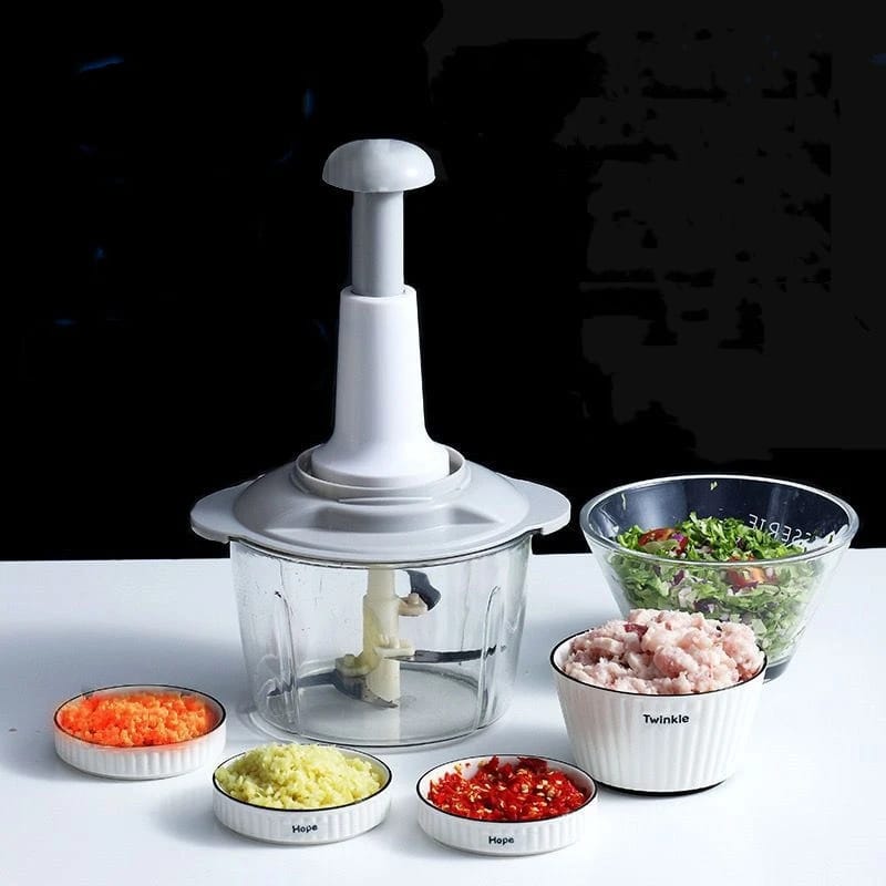 Manual Vegetable Mincer Press Type Food Chopper and Grinder