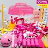 53pcs Children Doctor Playset Simulation Medical Kit for Boys and Girls