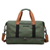 Large Capacity Waterproof Travel Bag – Unisex Oxford Duffle with Shoe Compartment
