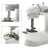 Mini Electric Sewing Machine Double Thread with Two Speed Control + AC/DC Adapter- Furaha Finds Kenya
