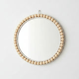 Boho Beaded Round Mirror & Tray Mirror Mirrors