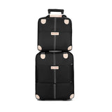 2-in-1 Waterproof Trolley Travel Suitcase Bag Set