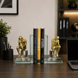 Gold Thinker Mirrored Bookends Bookend Bookends