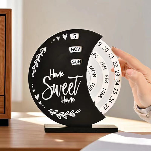 Perpetual Wooden Desk Calendar Perpetual calendar Desk Calendars
