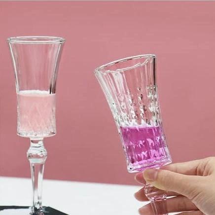 Pure Crystal Goblet Champagne Flute Glass - Set of 6 Pure Crystal Champagne Flute Glass