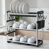 3 Tier Aluminium Dish Rack Dish Rack Dish Racks