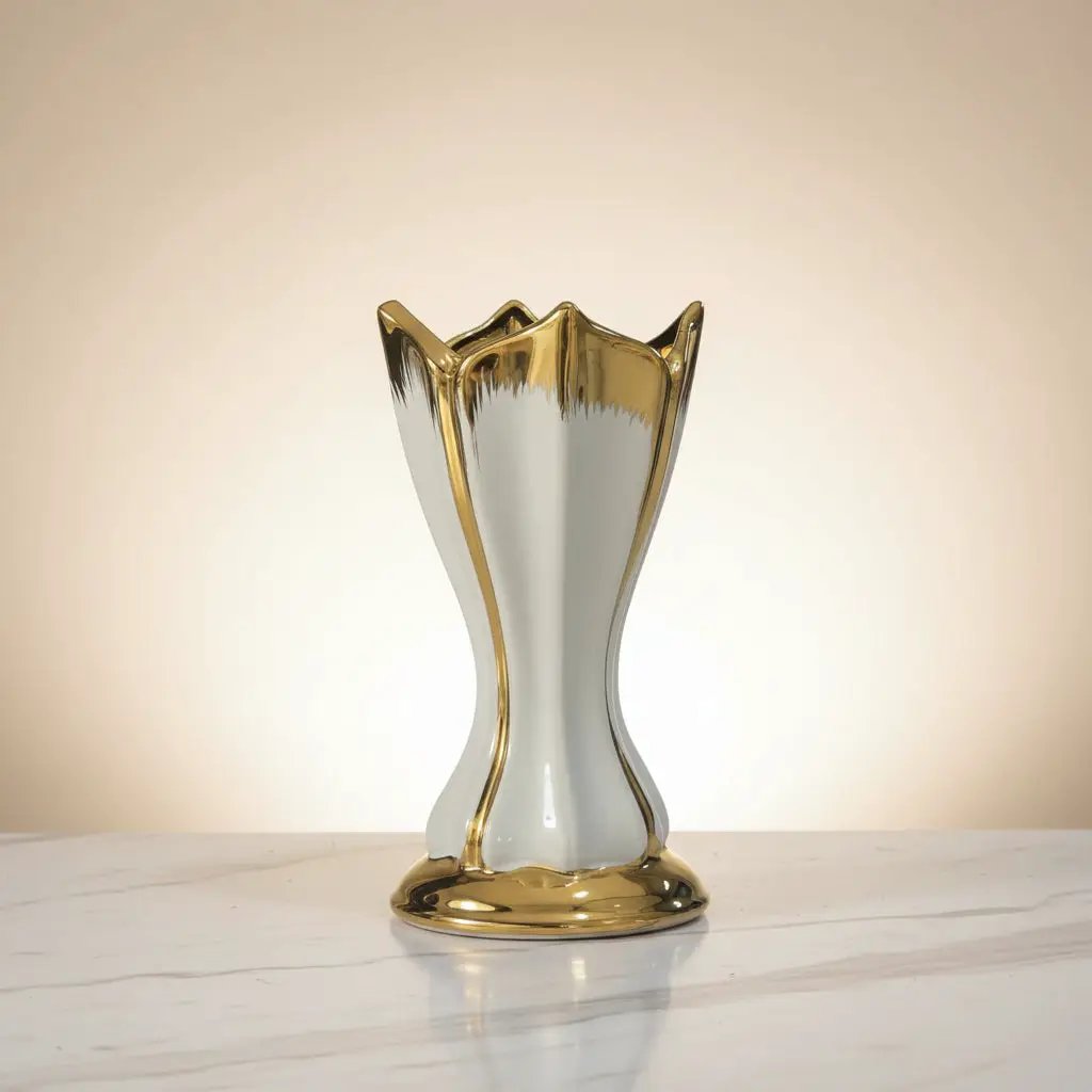 Gold Luxury Ceramic Vase Home & Garden Vases