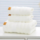 3pc Set Premium Towel Set - High Quality Cotton Soft Large Home and bath Bath Towels & Washcloths