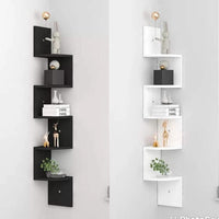 Wall Mounted Rectangle Floating Shelf – 5-Tier Decorative Storage Unit (125cm) Floating Wall Shelves & Ledges