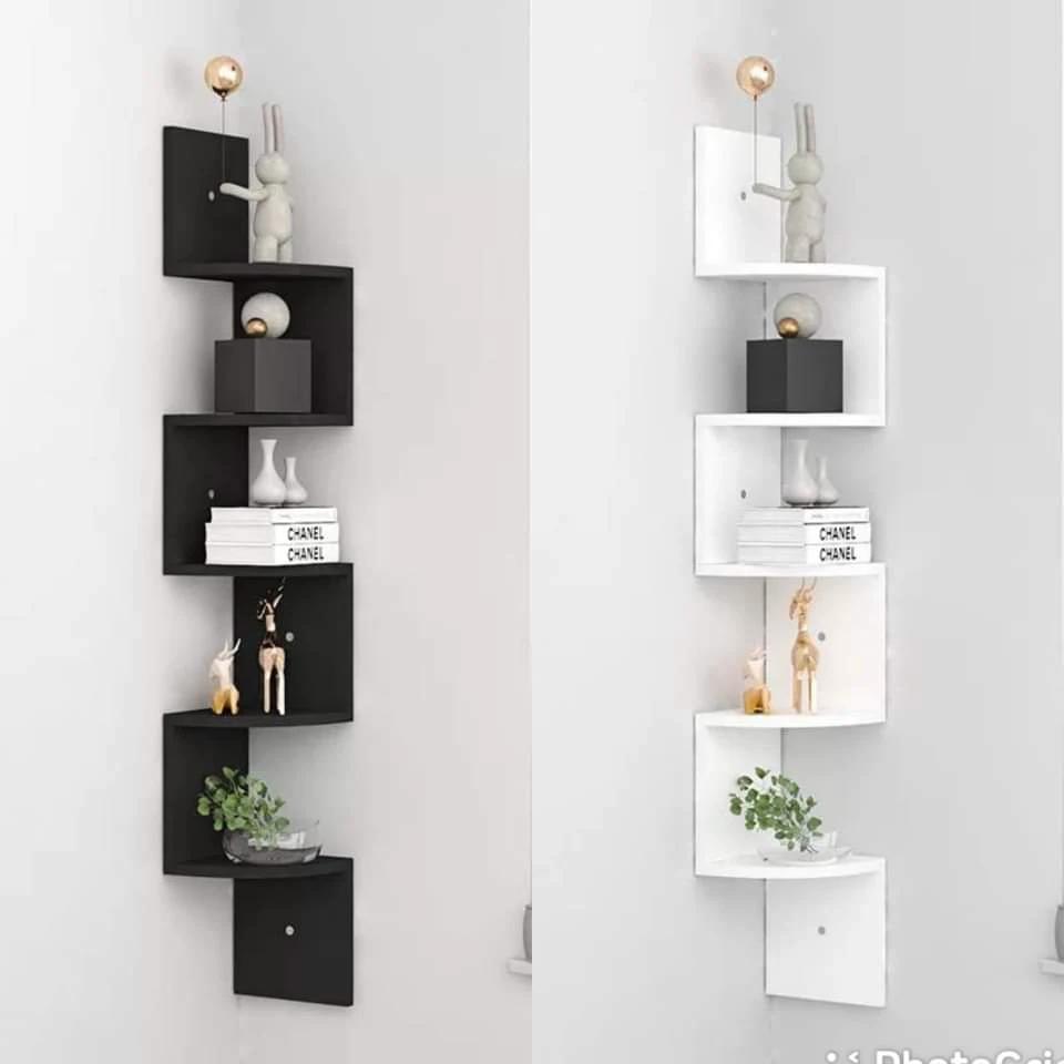 Wall Mounted Rectangle Floating Shelf – 5-Tier Decorative Storage Unit (125cm) Floating Wall Shelves & Ledges