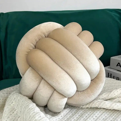 Soft Knot Ball Pillow Throw Pillows