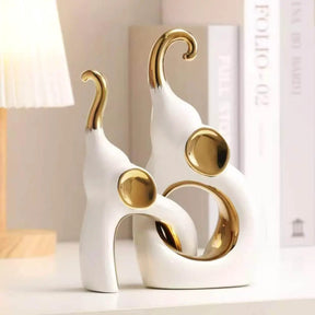 Modern Ceramic Elephant Sculpture Sculpture Sculptures & Statues