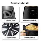 Ailyons AF-389 Digital Air Fryer with Large Capacity, LED Display & 1-Year Warranty- Furaha Finds Kenya