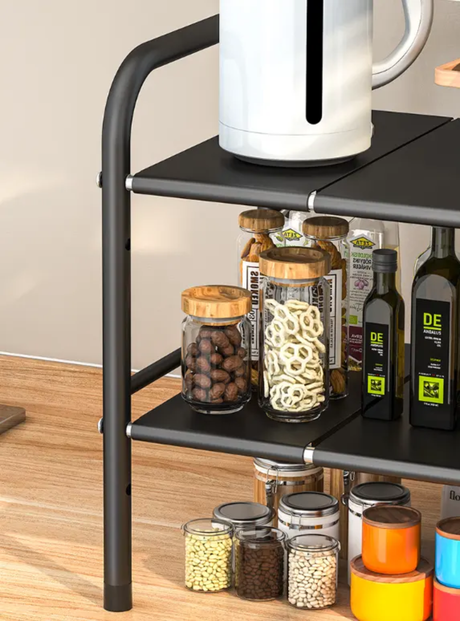 Under the Sink Adjustable 2-Tier Rack Multifunctional Kitchen, Bathroom, and Countertop Organizer.- Furaha Finds Kenya