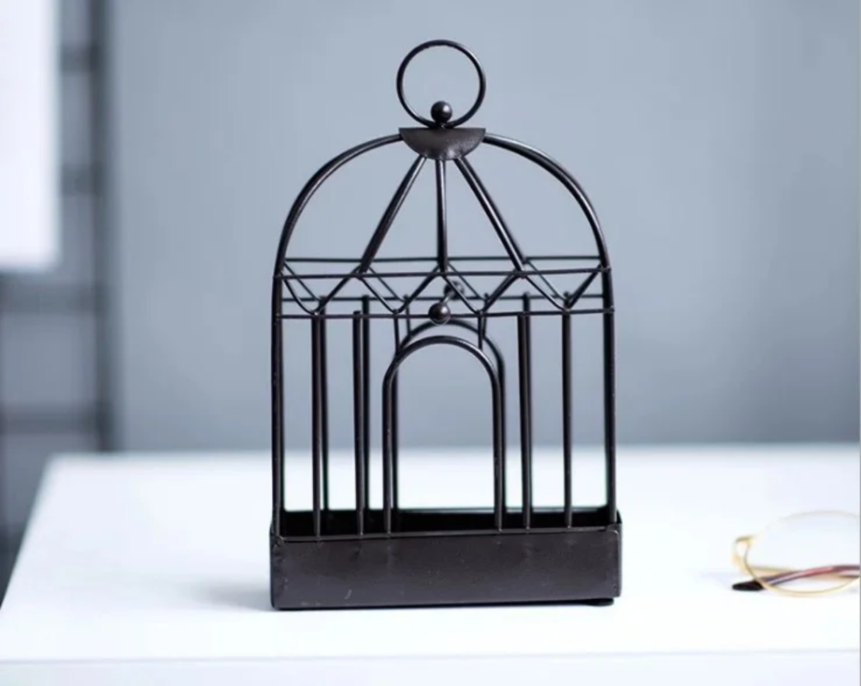 2pcs Handmade European Style Bird Cage Mosquito Coil Holder